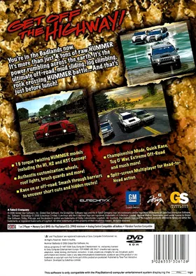 Hummer Badlands box cover back
